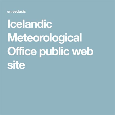 icelandic meteorology website.